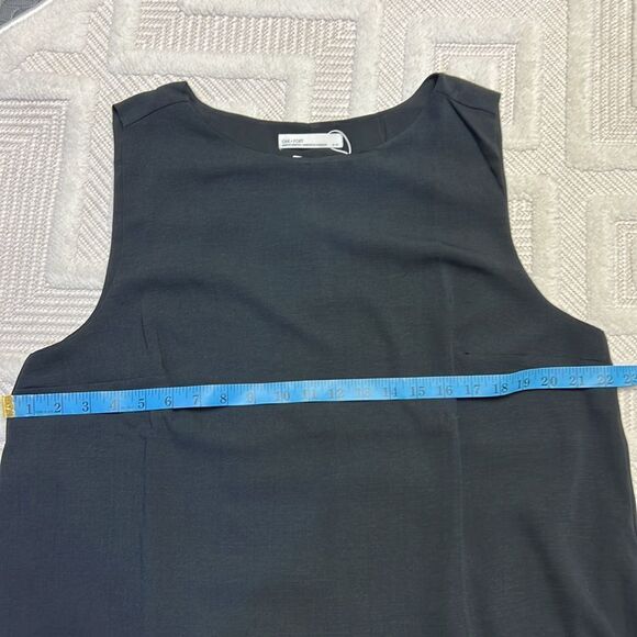 OAK + FORT - SLEEVELESS MIDI DRESS in Black - Picture 8 of 8